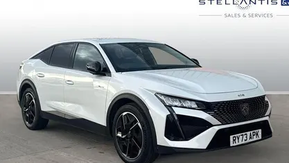 White Used 2023 Peugeot 408 Allure Premium Hatchback | £20,114 (Fair price)