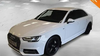 White Used 2016 Audi A4 S-Line Sedan | £12,990 (Fair price)