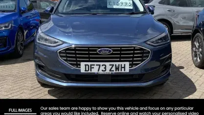 Used Ford Focus Titanium 125 HP (91 kW) 2023 Blue Hatchback