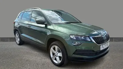 Used Skoda Karoq SE 110 HP (80 kW) 2021 Green SUV