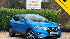 Blue Used 2017 Nissan Qashqai N-Connecta SUV | £7,799 (Fair price)