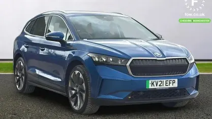 Used Skoda Enyaq iV Suite 150 kW (204 HP) 2021 Blue SUV