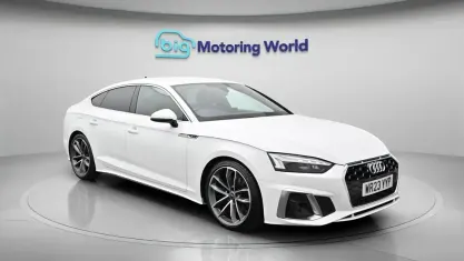 Used Audi A5 Sportback S-Line 150 HP (110 kW) 2023 White Hatchback