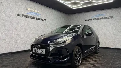 Used DS Automobiles DS3 Prestige 110 HP (80 kW) 2017 Blue Hatchback