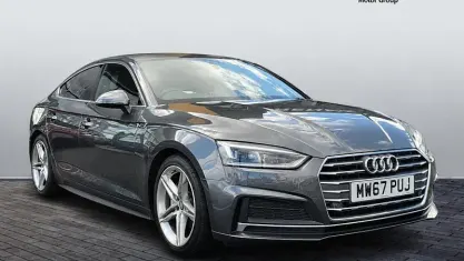 Used Audi A5 Sportback S-Line 190 HP (139 kW) 2018 Grey Hatchback