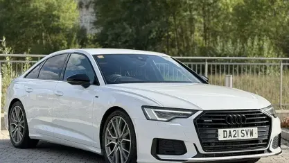 Used Audi A6 Black Edition 265 HP (194 kW) 2021 White Sedan