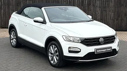 White Used 2021 VW T-Roc Cabriolet Design Cabriolet | £19,699 (Fair price)