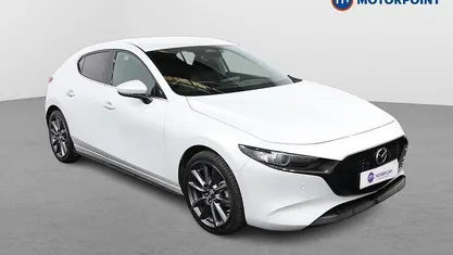 Used Mazda 3 Exclusive-Line 140 HP (102 kW) 2025 White Hatchback