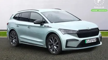Used Skoda Enyaq iV SportlinePlus 210 kW (286 HP) 2024 Silver SUV