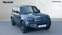Metallic tasman blue Used 2024 Land Rover Defender HSE Dynamic SUV | £67,891 (Fair price)