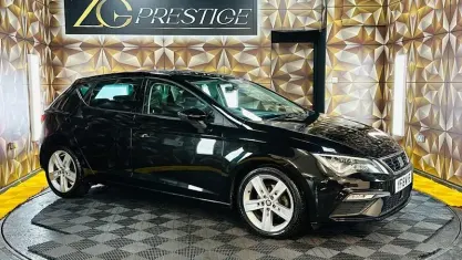 Used Seat Leon FR 125 HP (91 kW) 2018 Black Hatchback
