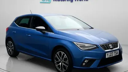 Used Seat Ibiza XCELLENCE 110 HP (80 kW) 2023 Blue Hatchback