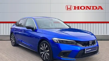 Used Honda Civic Elegance 143 HP (105 kW) 2022 Blue Hatchback