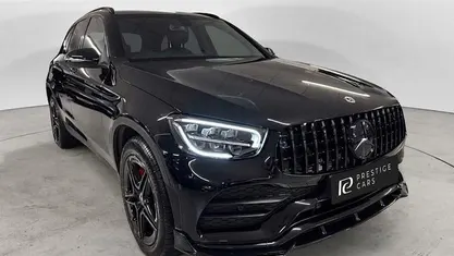 Used Mercedes GLC300e AMG line 320 HP (235 kW) 2022 Black Estate