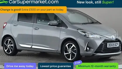 Used Toyota Yaris Hybrid 101 HP (74 kW) 2019 Grey Hatchback