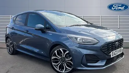 Used Ford Fiesta ST-Line X 125 HP (91 kW) 2023 Blue Hatchback