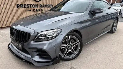 Used Mercedes C200 AMG line 184 HP (135 kW) 2020 Grey Coupe