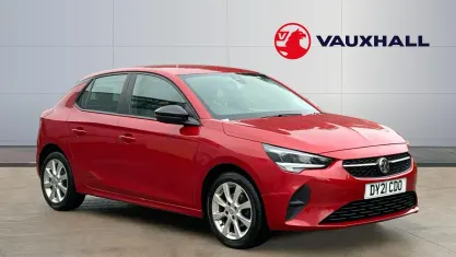 Used Vauxhall Corsa 75 HP (55 kW) 2021 Red Hatchback