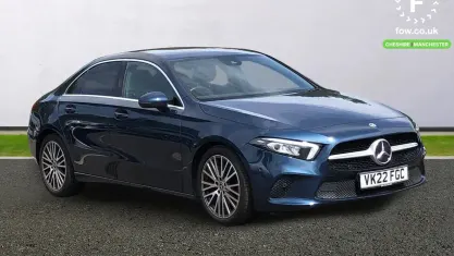 Used Mercedes A180 Executive 136 HP (100 kW) 2022 Blue Sedan