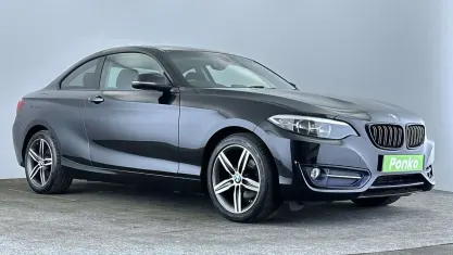 Used BMW 218 Sport Line 150 HP (110 kW) 2016 Black Coupe