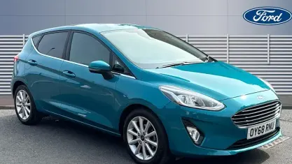 Used Ford Fiesta Titanium X 101 HP (74 kW) 2018 Blue Hatchback