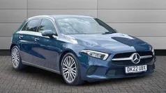 Denim blue Used 2022 Mercedes A180 Executive Hatchback | £21,250 (Fair price)