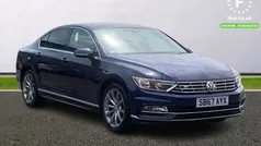 Blue Used 2018 VW Passat R-line Sedan | £12,299 (Fair price)