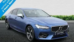 Blue Used 2019 Volvo S90 R-Design Sedan | £18,450 (Fair price)