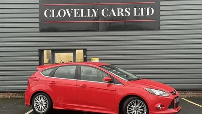 Red Used 2013 Ford Focus Zetec Hatchback | £3,999 (Fair price)