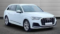 White Used 2022 Audi Q7 S-Line SUV | £39,450 (Good price)