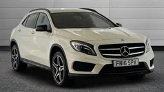 White Used 2016 Mercedes GLA250 AMG line SUV | £12,795 (Fair price)