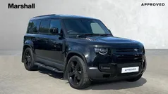 Metallic santorini black Used 2024 Land Rover Defender S SUV | £59,991 (Fair price)