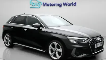 Usado Audi A3 Sportback S-Line 150 CV (110 kW) 2023 Negro Utilitario