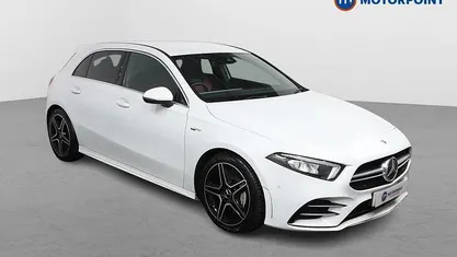 White Used 2021 Mercedes A35 AMG Executive Hatchback | £21,499 (Fair price)