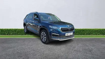 Used Skoda Kodiaq SE Drive 150 HP (110 kW) 2022 Blue SUV