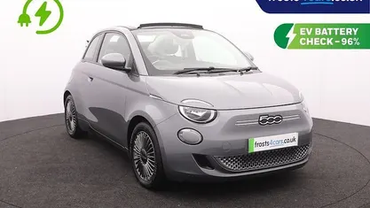 Used Fiat 500e Icon 86 kW (118 HP) 2022 Grey Cabriolet