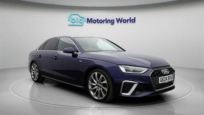Używany Audi A4 S-Line 150 KM (110 kW) 2024 Niebieski Sedan/Limuzyna
