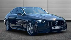 Black Used 2023 Mercedes C43 AMG Premium Sedan | £46,850 (Fair price)