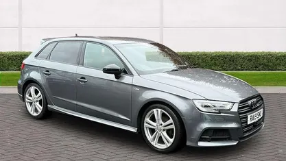 Used Audi A3 Sportback Black Edition 150 HP (110 kW) 2019 Grey Hatchback