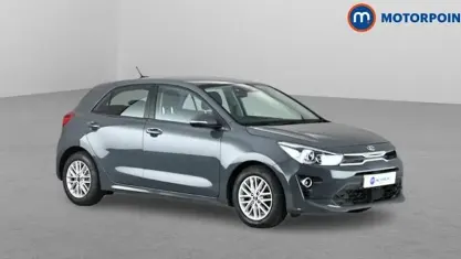 Used Kia Rio 101 HP (74 kW) 2021 Grey Hatchback
