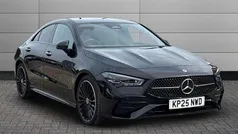 Black Used 2025 Mercedes CLA200 AMG Line Premium Plus Coupe | £31,995 (Fair price)