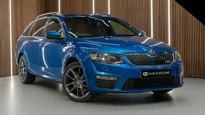 Blue Used 2015 Skoda Octavia vRS Estate | £8,495 (Fair price)