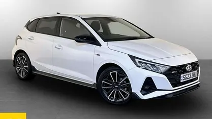 White Used 2023 Hyundai i20 N Line Hatchback | £14,895 (Fair price)