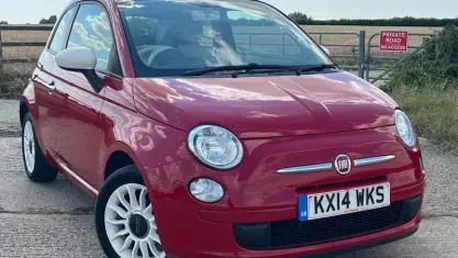 Used Fiat 500C 69 HP (50 kW) 2014 Red Cabriolet