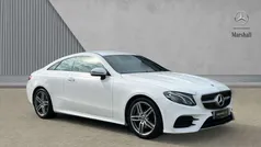 Polar white Used 2017 Mercedes E220 AMG line Coupe | £18,545 (Fair price)