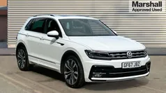 White Used 2017 VW Tiguan R-line SUV | £19,393 (Fair price)