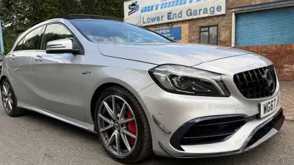 Used Mercedes A45 AMG Premium 381 HP (280 kW) 2017 Silver Hatchback