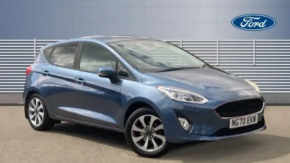 Used Ford Fiesta Trend 75 HP (55 kW) 2021 Blue Hatchback
