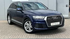 Navarra blue metallic Used 2019 Audi Q7 S-Line SUV | £32,950 (Fair price)