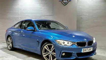 Used BMW 420 M Sport 184 HP (135 kW) 2017 Blue Coupe